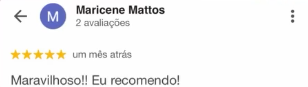 Avaliação 5 estrelas no Google